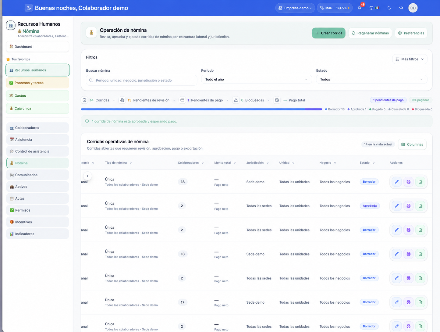 Automated payroll